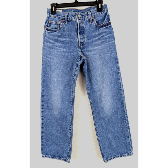 Levi's Denim - Levi's 501 90s Women's Jeans sz 25/27 button fly distressed 100% cotton 1225